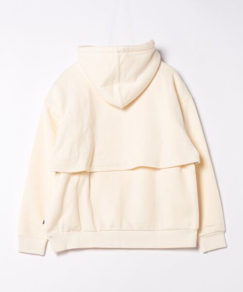 S'more(スモア)の「2WAY hooded sweatshirt (AW)(パーカー・レディース・ブラウン/ホワイト・SMALL/LARGE/MEDIUM)」の3枚目の写真