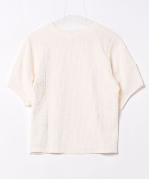 sorule（ソルレ）の「パフ袖ジャカードT（Tシャツ/カットソー・レディース・グリーン/アイボリー/ブルー・FREE）」の10枚目の写真