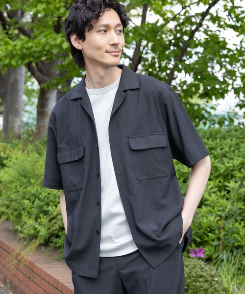 GLOBAL WORK（グローバルワーク）の「爽快DRYタッチシャツ