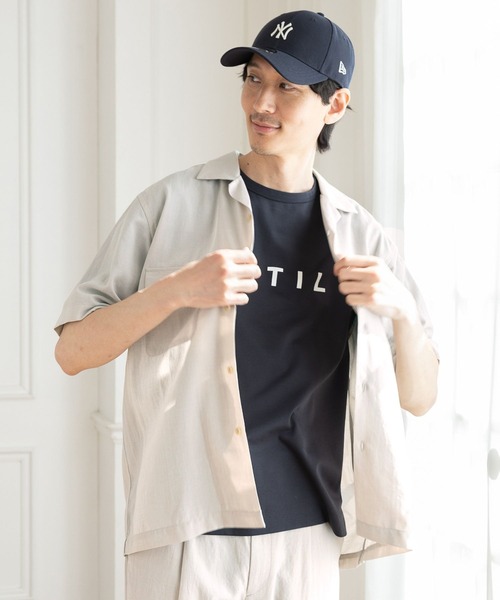 GLOBAL WORK（グローバルワーク）の「爽快DRYタッチシャツ/986842（シャツ/ブラウス・メンズ・ネイビー/アイボリー/ネイビー系7/ブラック/グリーン/スミクロ・MEDIUM/LARGE/X-LARGE/SMALL）」の13枚目の写真