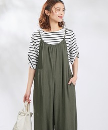 Viola e Viola（ヴィオラエヴィオラ）の「ゆるワイドキャミソールサロペット（サロペット/オーバーオール）」