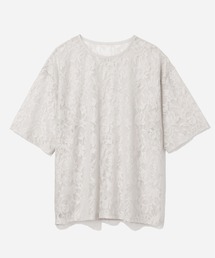 HARE | フラワーガラレースプルオーバーSS(HARE)(Tシャツ/カットソー)