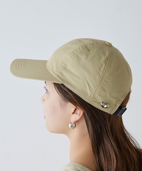 GALLARDAGALANTE（ガリャルダガランテ）の「撥水キャップ（キャップ・レディース・ベージュ/ネイビー・FREE）」の4枚目の写真