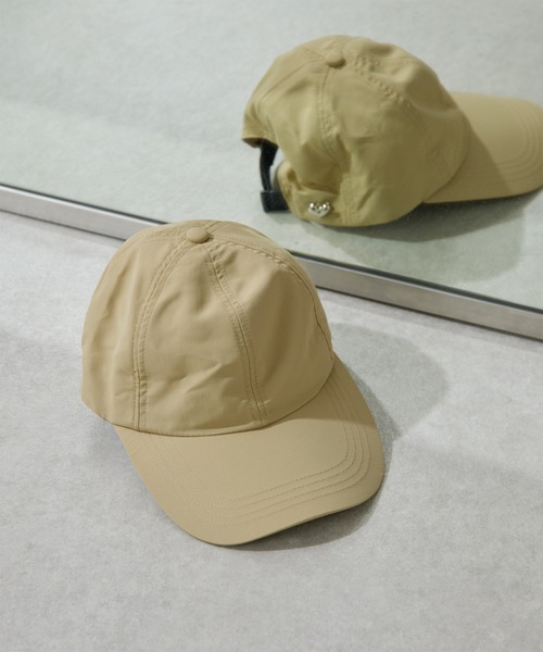 GALLARDAGALANTE（ガリャルダガランテ）の「撥水キャップ（キャップ・レディース・ベージュ/ネイビー・FREE）」の3枚目の写真