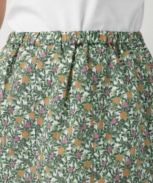 saloon（サルーン）の「SALOON(サルーン)/フルーツ柄スカート【手洗い可】ロング丈（スカート・レディース・ホワイト/ネイビー・FREE）」の13枚目の写真