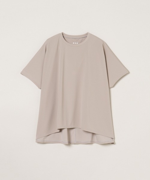 three dots(スリードッツ)の「プレイフルアウトフィット ドルマンルーズ Tシャツ(Tシャツ/カットソー・レディース・ブラック/ホワイト/ネイビー/ボルドー/ベージュ系その他・SMALL)」の4枚目の写真
