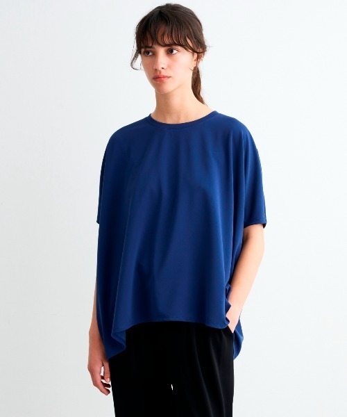 three dots（スリードッツ）の「プレイフルアウトフィット ドルマンルーズ Tシャツ（Tシャツ/カットソー・レディース・ブラック/ホワイト/ネイビー/ボルドー・SMALL）」の13枚目の写真