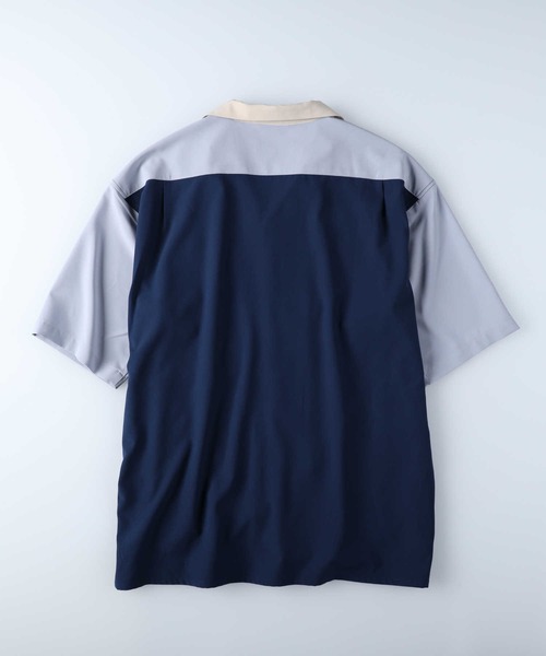 Right-on（ライトオン）の「【接触冷感】切替デザインシャツ（シャツ/ブラウス・メンズ・ブラック×ブルー/ブラック×グレー/ネイビー×ホワイト・XL/L/M/S）」の17枚目の写真