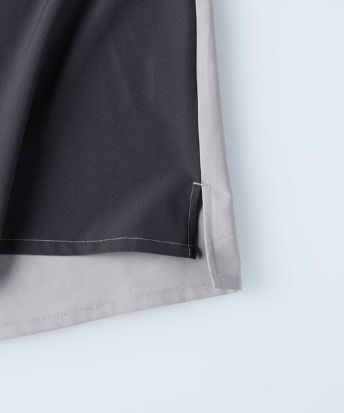 Right-on（ライトオン）の「【接触冷感】切替デザインシャツ（シャツ/ブラウス・メンズ・ブラック×ブルー/ブラック×グレー/ネイビー×ホワイト・XL/L/M/S）」の14枚目の写真