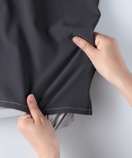 Right-on（ライトオン）の「【接触冷感】切替デザインシャツ（シャツ/ブラウス・メンズ・ブラック×ブルー/ブラック×グレー/ネイビー×ホワイト・XL/L/M/S）」の15枚目の写真