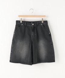 【LMC / エルエムシー】BRUSH WASHED DENIM CARPENTER SHORTS