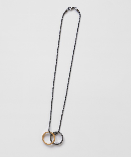MUTURA（ムツラ）の「リングネックレス（ネックレス・メンズ・ブラック系2/シルバー系2/シルバー系1/ブラック系1・ONE SIZE）」の9枚目の写真