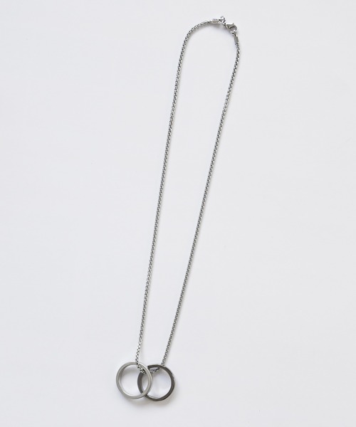 MUTURA（ムツラ）の「リングネックレス（ネックレス・メンズ・ブラック系2/シルバー系2/シルバー系1/ブラック系1・ONE SIZE）」の14枚目の写真