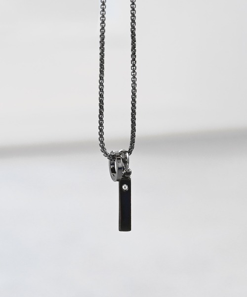 MUTURA（ムツラ）の「リングネックレス（ネックレス・メンズ・ブラック系2/シルバー系2/シルバー系1/ブラック系1・ONE SIZE）」の7枚目の写真