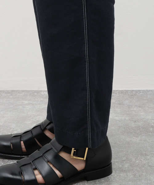 EDIFICE(エディフィス)の「BUREAU (ビューロー) LINEN TROUSERS(スラックス・メンズ・ブラック/ネイビー・LARGE/MEDIUM)」の19枚目の写真