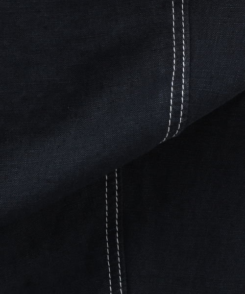 EDIFICE(エディフィス)の「BUREAU (ビューロー) LINEN TROUSERS(スラックス・メンズ・ブラック/ネイビー・LARGE/MEDIUM)」の21枚目の写真