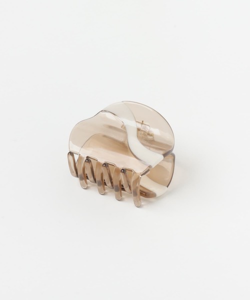 SMELLY（スメリー）の「カーブラインクリアバンス（バレッタ/ヘアクリップ・レディース・ブラウン・-）」の4枚目の写真