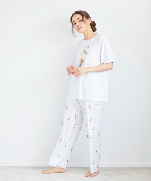 COOL COLLECTION】【接触冷感】ICEワンポイントビッグTシャツ