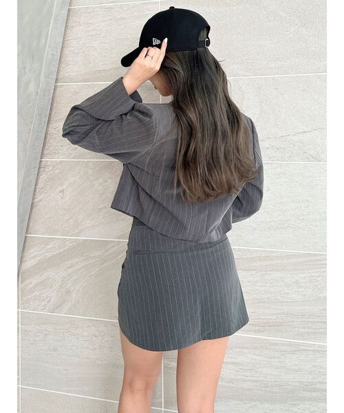 GYDA(ジェイダ)の「【SETUP着用可】ウエストデザインスカートライクショートパンツ(スカート・レディース・ブラック/ベージュ/グレー・FREE)」の21枚目の写真