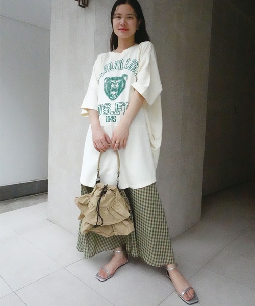 CORNERS（コーナーズ）の「2段フリルバッグ（ショルダーバッグ・レディース・ブラック/ベージュ/グレー/カーキ/アイボリー・FREE）」の9枚目の写真