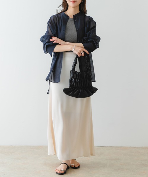 RODE SKO(ロデスコ)の「ダブルギャザーバッグ(ハンドバッグ・レディース・ブラック/アイボリー/イエロー系その他・ONE)」の15枚目の写真