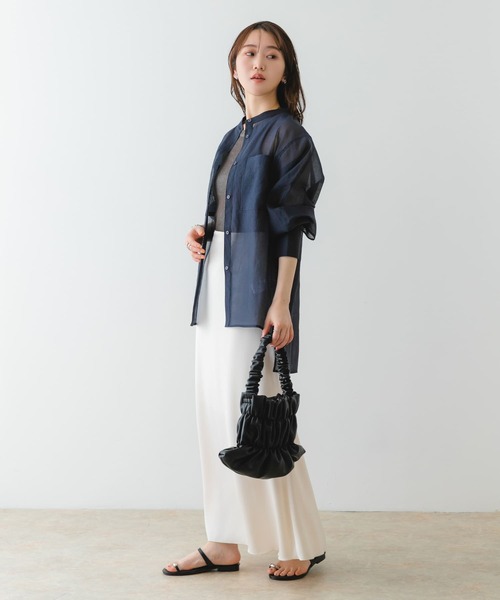 RODE SKO(ロデスコ)の「ダブルギャザーバッグ(ハンドバッグ・レディース・ブラック/アイボリー/イエロー系その他・ONE)」の19枚目の写真