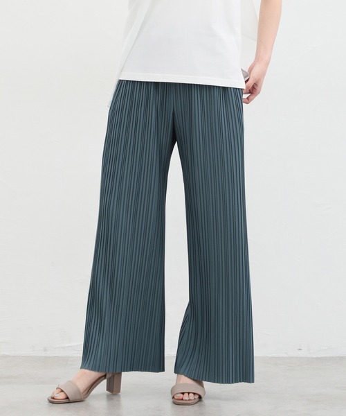 Honeys(ハニーズ)の「プリーツパンツ(その他パンツ・レディース・ブラック/ホワイト系その他/グリーン/グレー系/ブラウン/ライトベージュ・M/L/LL)」の6枚目の写真