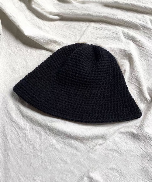 ROOPTOKYO（ループトウキョウ）の「畔編み クローシュハット（ハット・レディース・イエロー/ホワイト・FREE）」の8枚目の写真