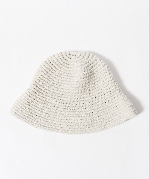 ROOPTOKYO（ループトウキョウ）の「畔編み クローシュハット（ハット・レディース・イエロー/ホワイト・FREE）」の14枚目の写真
