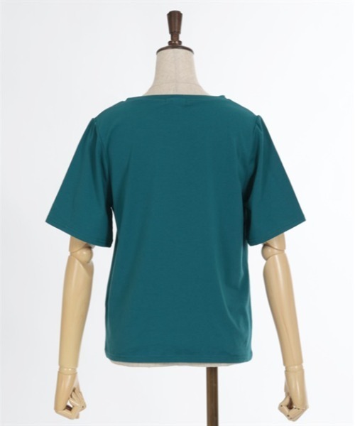 axes femme（アクシーズファム）の「エトワール装飾Ｔシャツ（Tシャツ/カットソー・レディース・ブルーグリーン/ネイビー/ラベンダー・FREE）」の9枚目の写真