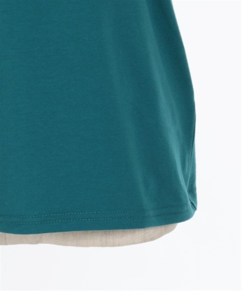 axes femme（アクシーズファム）の「エトワール装飾Ｔシャツ（Tシャツ/カットソー・レディース・ブルーグリーン/ネイビー/ラベンダー・FREE）」の11枚目の写真
