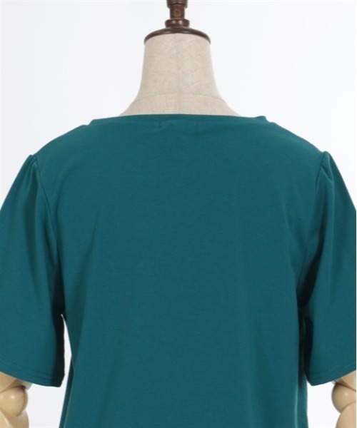 axes femme（アクシーズファム）の「エトワール装飾Ｔシャツ（Tシャツ/カットソー・レディース・ブルーグリーン/ネイビー/ラベンダー・FREE）」の13枚目の写真