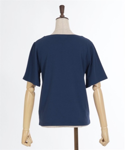 axes femme（アクシーズファム）の「エトワール装飾Ｔシャツ（Tシャツ/カットソー・レディース・ブルーグリーン/ネイビー/ラベンダー・FREE）」の17枚目の写真