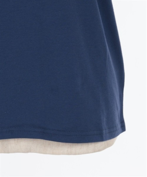 axes femme（アクシーズファム）の「エトワール装飾Ｔシャツ（Tシャツ/カットソー・レディース・ブルーグリーン/ネイビー/ラベンダー・FREE）」の19枚目の写真