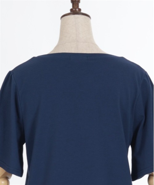 axes femme（アクシーズファム）の「エトワール装飾Ｔシャツ（Tシャツ/カットソー・レディース・ブルーグリーン/ネイビー/ラベンダー・FREE）」の21枚目の写真