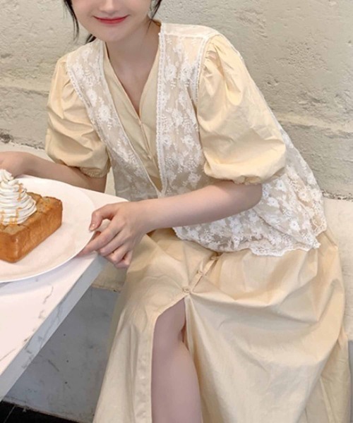 NANEA(ナネア)の「シアージレ(ベスト・レディース・ホワイト/アイボリー/ブラック・フリー)」の19枚目の写真