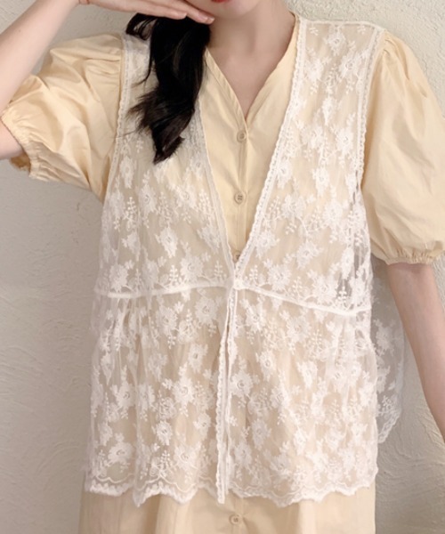 NANEA(ナネア)の「シアージレ(ベスト・レディース・ホワイト/アイボリー/ブラック・フリー)」の22枚目の写真