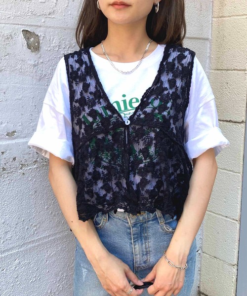 NANEA(ナネア)の「シアージレ(ベスト・レディース・ホワイト/アイボリー/ブラック・フリー)」の13枚目の写真