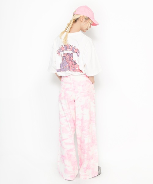 PUNYUS（プニュズ）の「恋愛しようぜ若者キャップ（キャップ・レディース・パープル/ベージュ/ブラック/ピンク・FREE）」の16枚目の写真