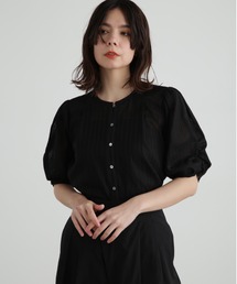 JILL STUART | ◆オーガニックコットンカラミストライプブラウス(シャツ/ブラウス)