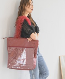 mysty woman | 【WEB限定/普段使いやマザーズバッグにも！】大容量！！推し活チュールマルチトートBAG　146673(トートバッグ)