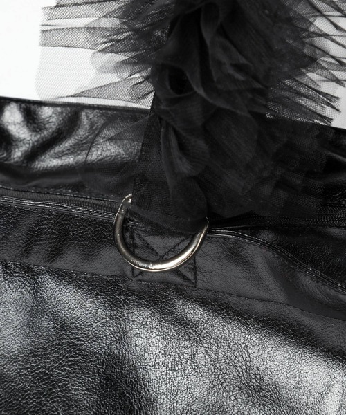 mysty woman(ミスティウーマン)の「【WEB限定/普段使いやマザーズバッグにも!】大容量!!推し活チュールマルチトートBAG 146673(トートバッグ・レディース・ブルー/オフホワイト/ブラック/ピンク/グリーン/レッド/イエロー・FREE)」の21枚目の写真