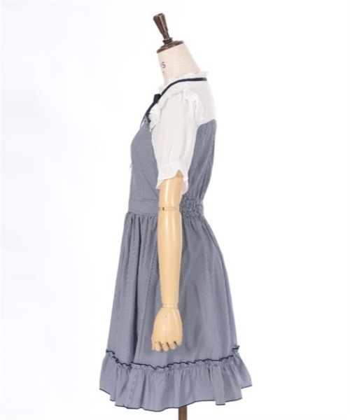 axes femme（アクシーズファム）の「ビスチェ切替ストライプワンピース（ワンピース・キッズ・ネイビー/ラベンダー・XX-LARGE/XXX-LARGE）」の17枚目の写真