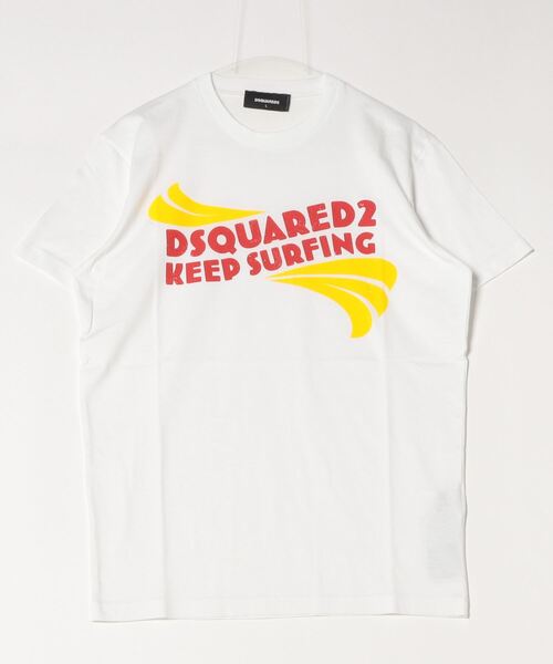 DSQUARED2（ディースクエアード）の「D2 KEEP SURFING TEE /0231（Tシャツ/カットソー・メンズ・ブラック/ホワイト・XL/L/M/XS/S）」の2枚目の写真