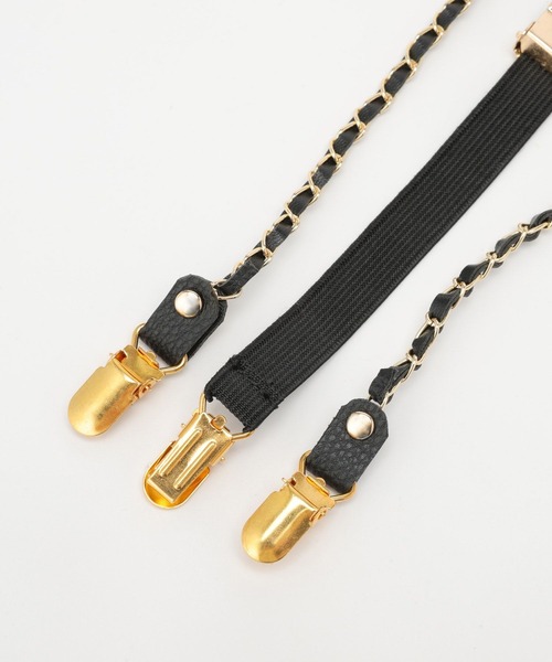 BARNYARDSTORM（バンヤードストーム）の「BARNYARDSTORM / チェーンサスペンダー（サスペンダー・レディース・ブラック/ブラック系その他/キャメル・FREE）」の21枚目の写真