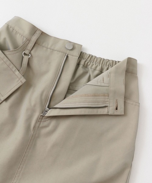 SENSE OF PLACE by URBAN RESEARCH（センスオブプレイスバイアーバンリサーチ）の「サイドポケットツキミニスカート（スカート・レディース・カーキ/チャコールグレー/ベージュ・ONE）」の5枚目の写真