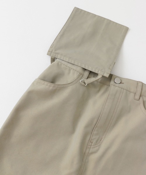 SENSE OF PLACE by URBAN RESEARCH（センスオブプレイスバイアーバンリサーチ）の「サイドポケットツキミニスカート（スカート・レディース・カーキ/チャコールグレー/ベージュ・ONE）」の7枚目の写真