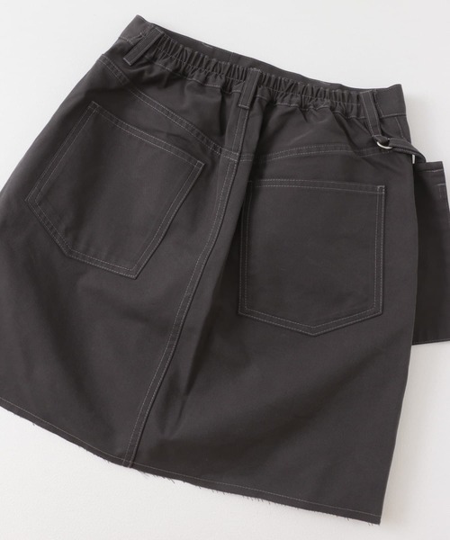SENSE OF PLACE by URBAN RESEARCH（センスオブプレイスバイアーバンリサーチ）の「サイドポケットツキミニスカート（スカート・レディース・カーキ/チャコールグレー/ベージュ・ONE）」の11枚目の写真