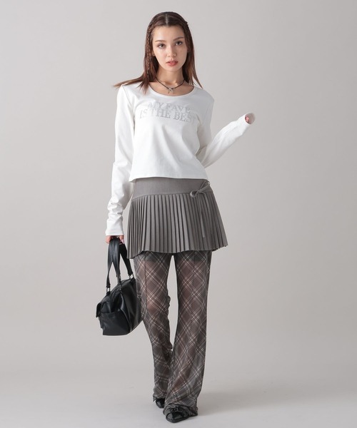 FOREVER 21(フォーエバー トゥエンティーワン)の「【2024FW】アソートフレアレギンス(その他パンツ・レディース・ブラック/カーキ・SMALL/MEDIUM)」の3枚目の写真