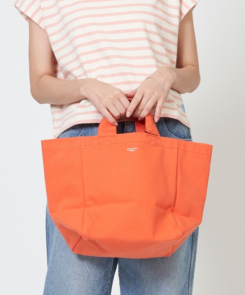 ORCIVAL(オーシバル)の「TOTE BAG SMALL トート バック スモール(トートバッグ・レディース・レッド/チャコール/ブラック/ライトブラウン/グレイッシュブルー/ブルー系/オレンジ/グレー系・ONE SIZE)」の2枚目の写真